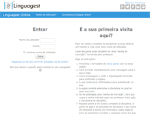 Tablet Screenshot of linguagestonline.com